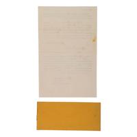 [CIVIL WAR] - [1864 ELECTION]. A group of 3 documents related to the Atlantic Squadron and voting in the 1864 Presidential election, comprising:
