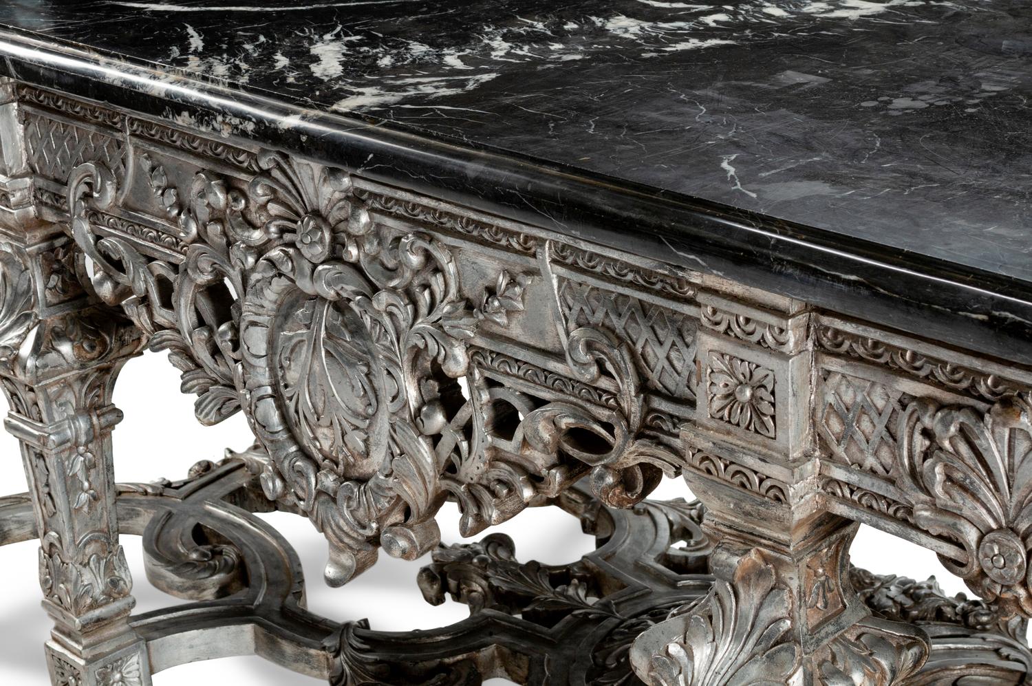 A Régence Style Silvered Wood Center Table