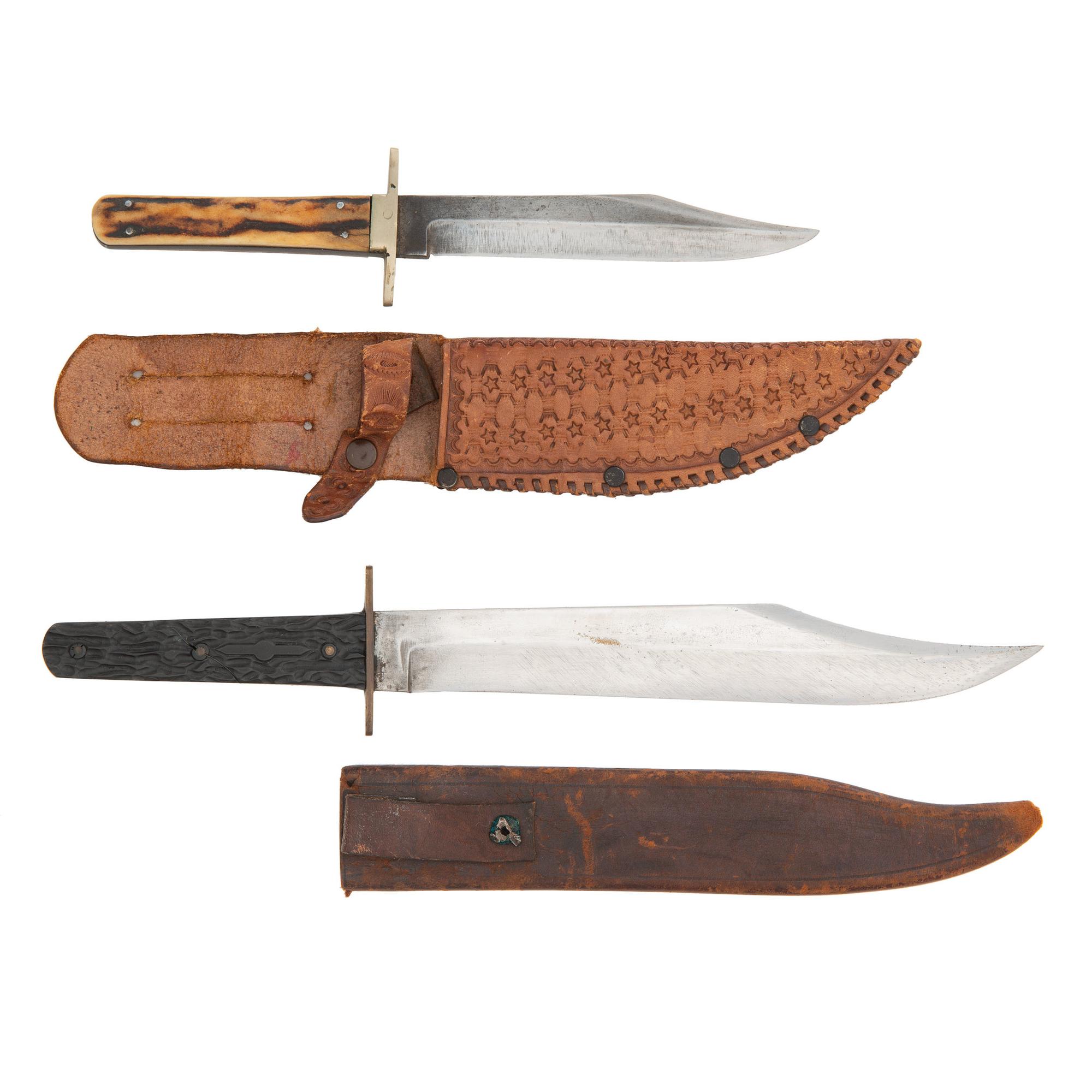 Lot of 2 Bowie Knives
