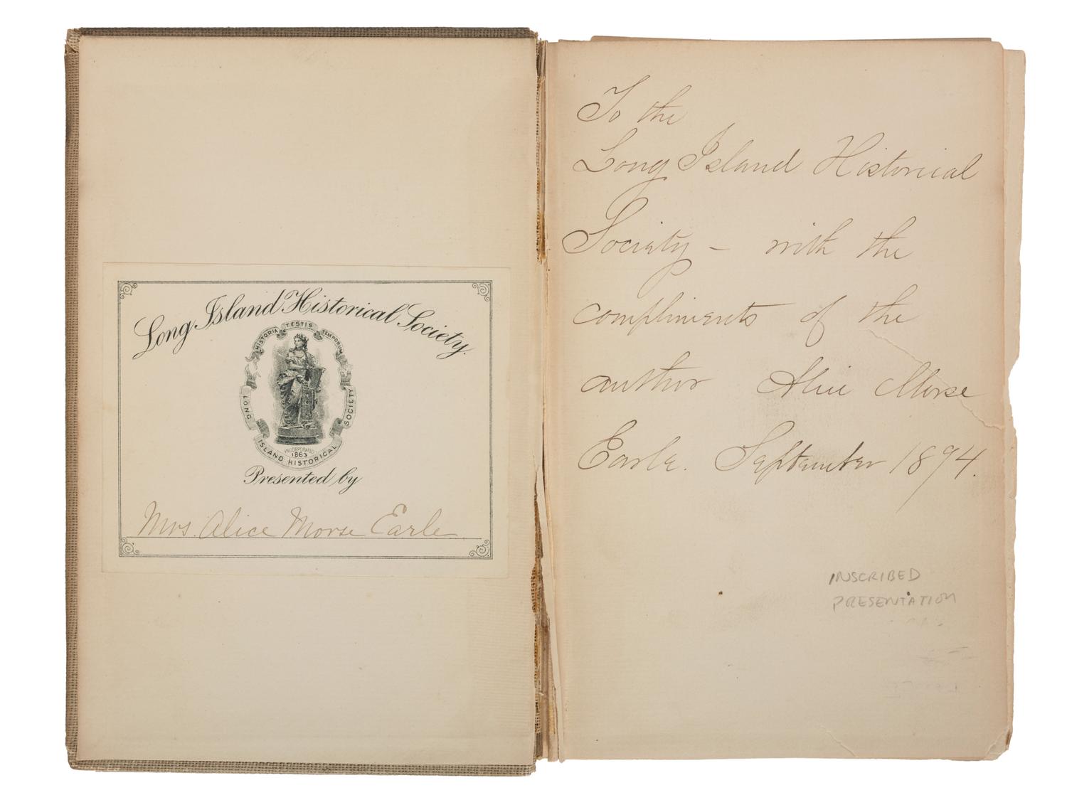 18th Century Americana [EARLE, Alice Morse (1851-1911), editor]. Diary of Anna Green Winslow . Boston and New York: Houghton Mifflin, 1894.