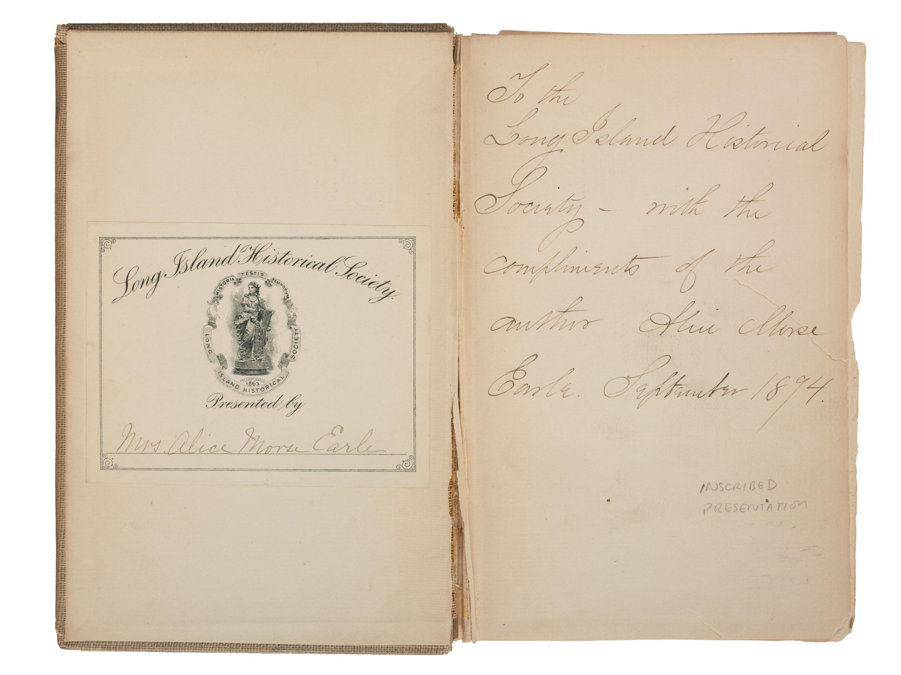18th Century Americana [EARLE, Alice Morse (1851-1911), editor]. Diary of Anna Green Winslow . Boston and New York: Houghton Mifflin, 1894.