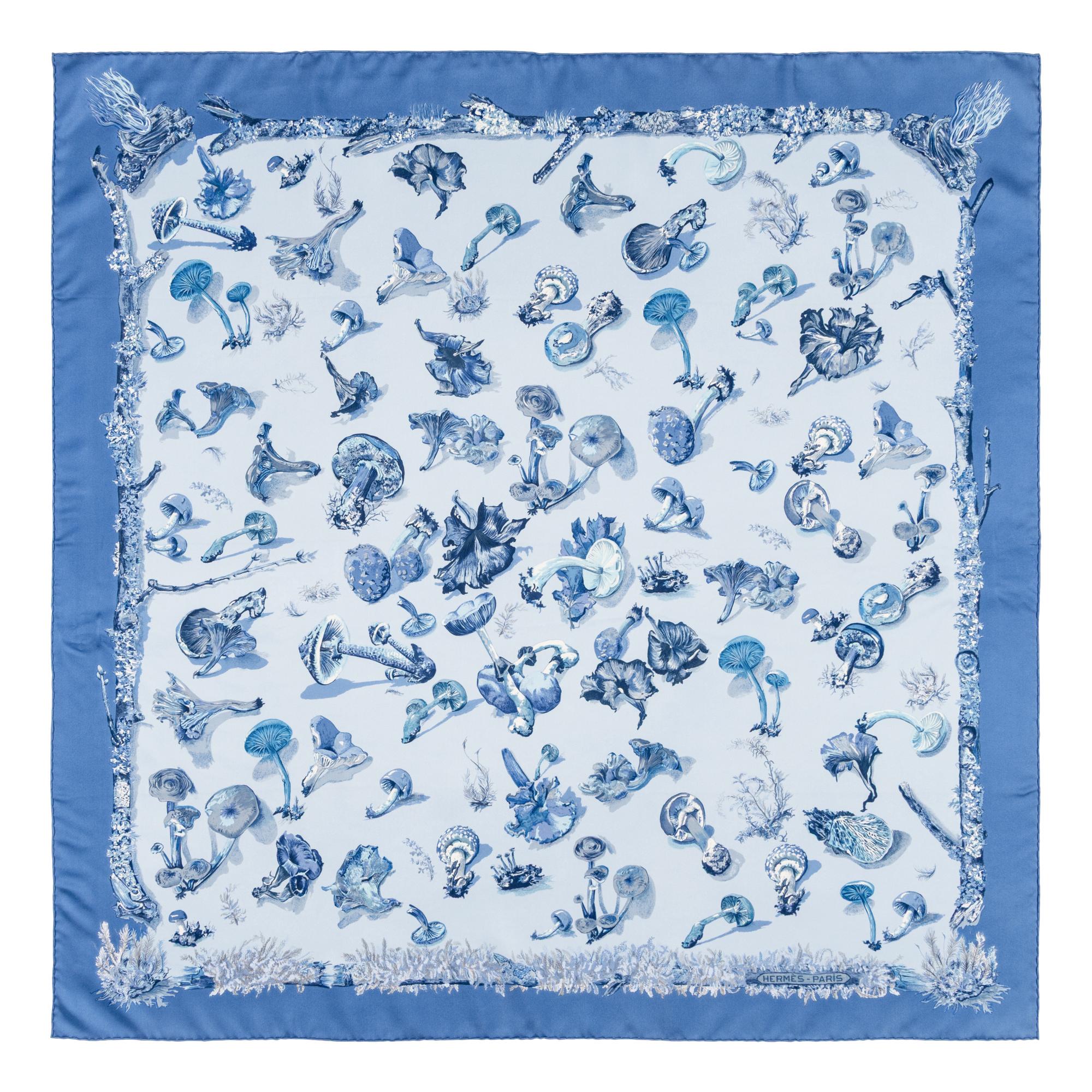 Hermès, Three Silk Scarves 90