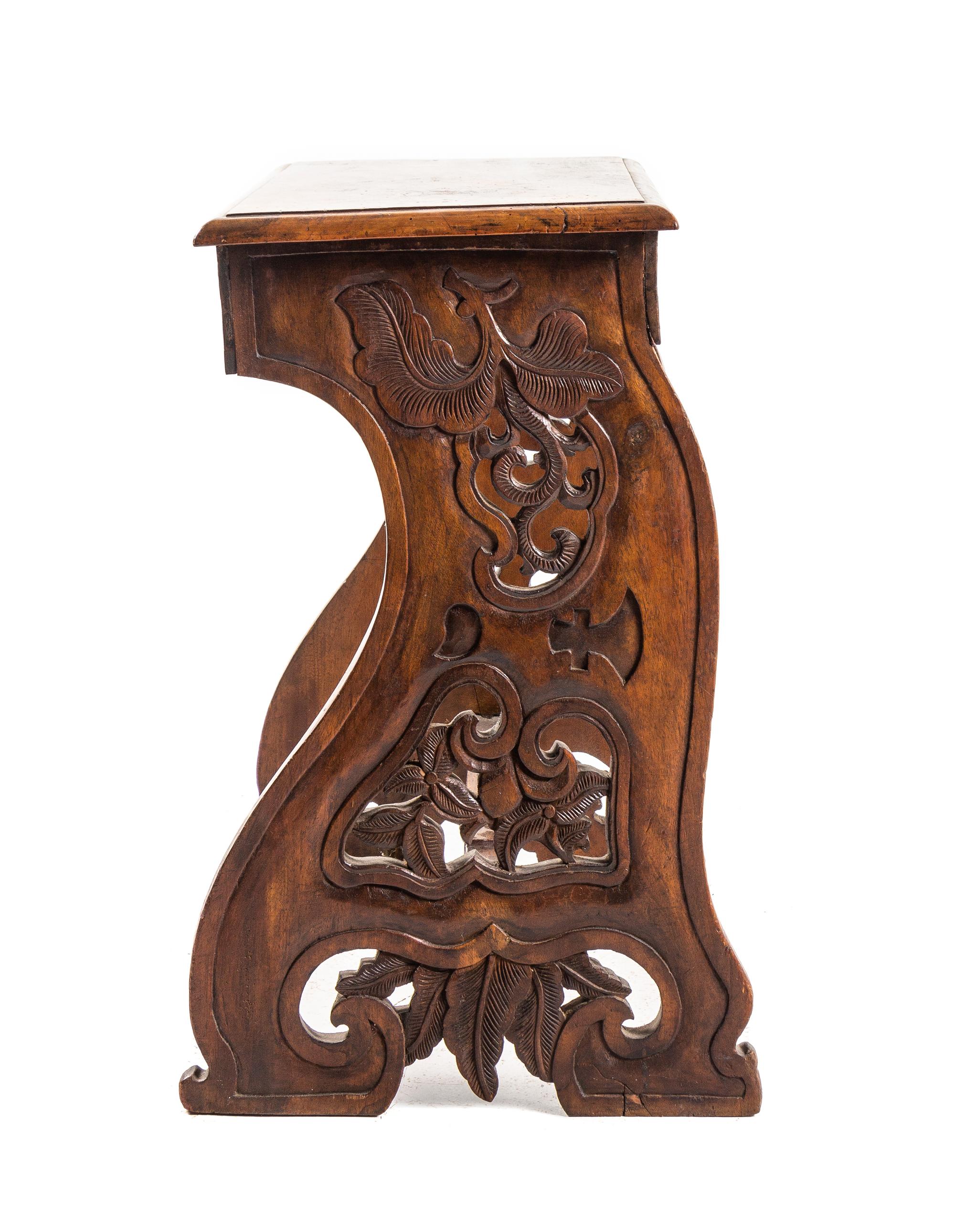 A Continental Walnut Occasional Table
