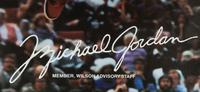 A Large Vintage Michael Jordan Wilson Sporting Goods Advertising Poster / Display,