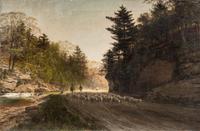 Sheepherders Along the Path