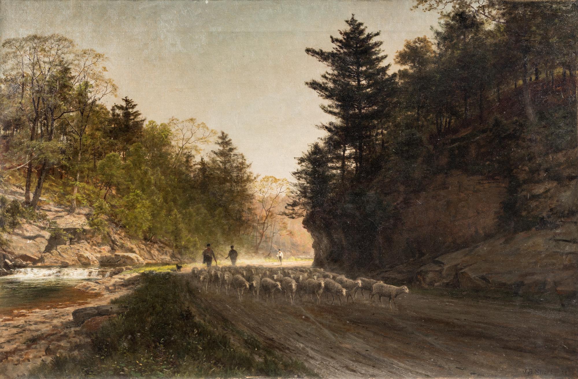Sheepherders Along the Path