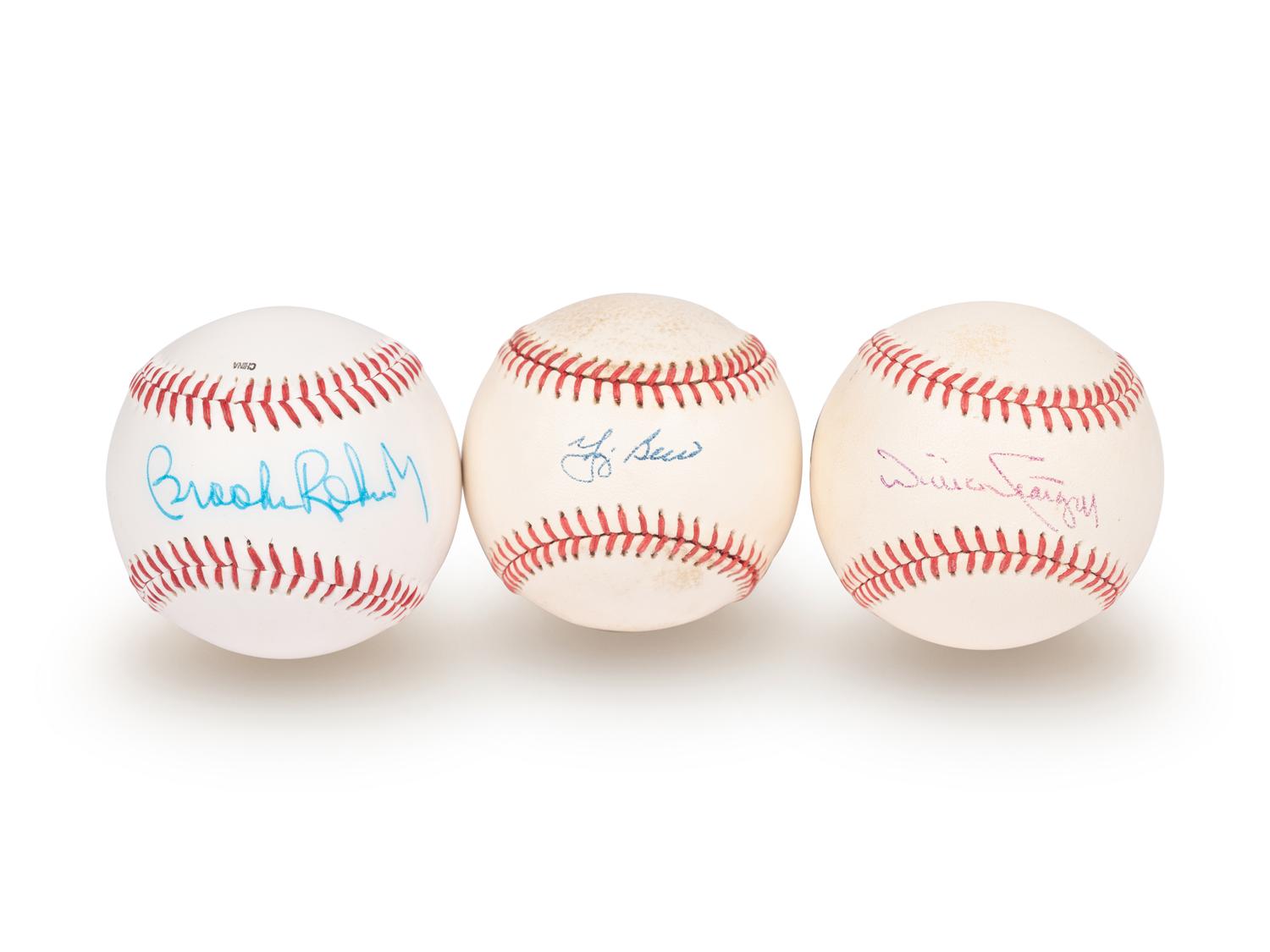 A Group of 12 Hall of Fame Signed Autograph Baseballs (Beckett Authentication Services BAS Certified),