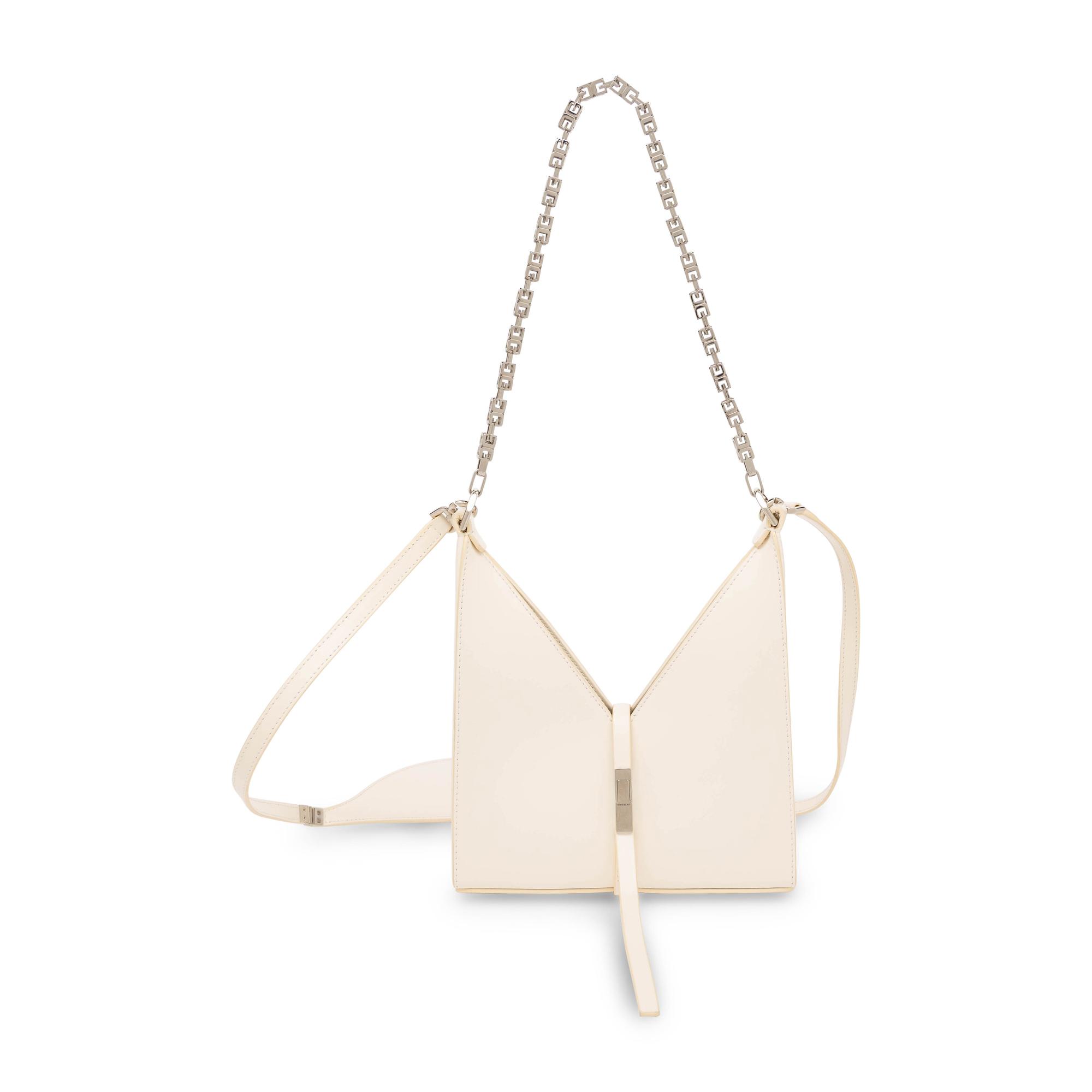Givenchy, Mini Cut-Out Bag in White Leather
