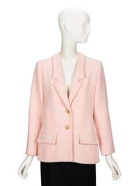 Chanel, Pink Cotton Tweed Jacket