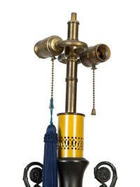 A Tole Table Lamp