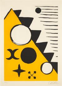 Alexander Calder (American, 1898-1976) — La Scie et les Boules, 1965