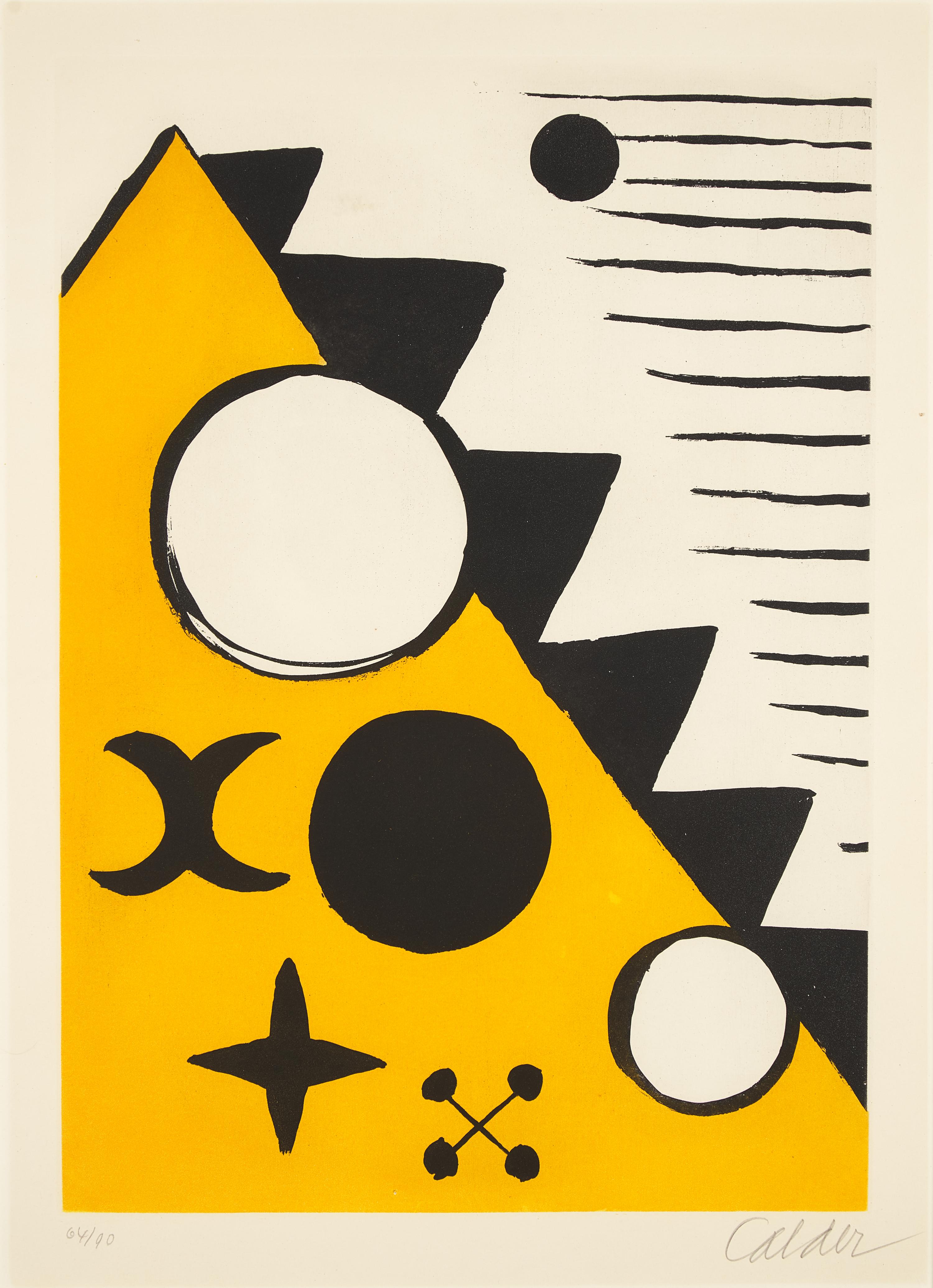 Alexander Calder (American, 1898-1976) — La Scie et les Boules, 1965