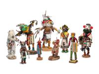 Hopi Katsinas and Navajo Carvings, PLUS