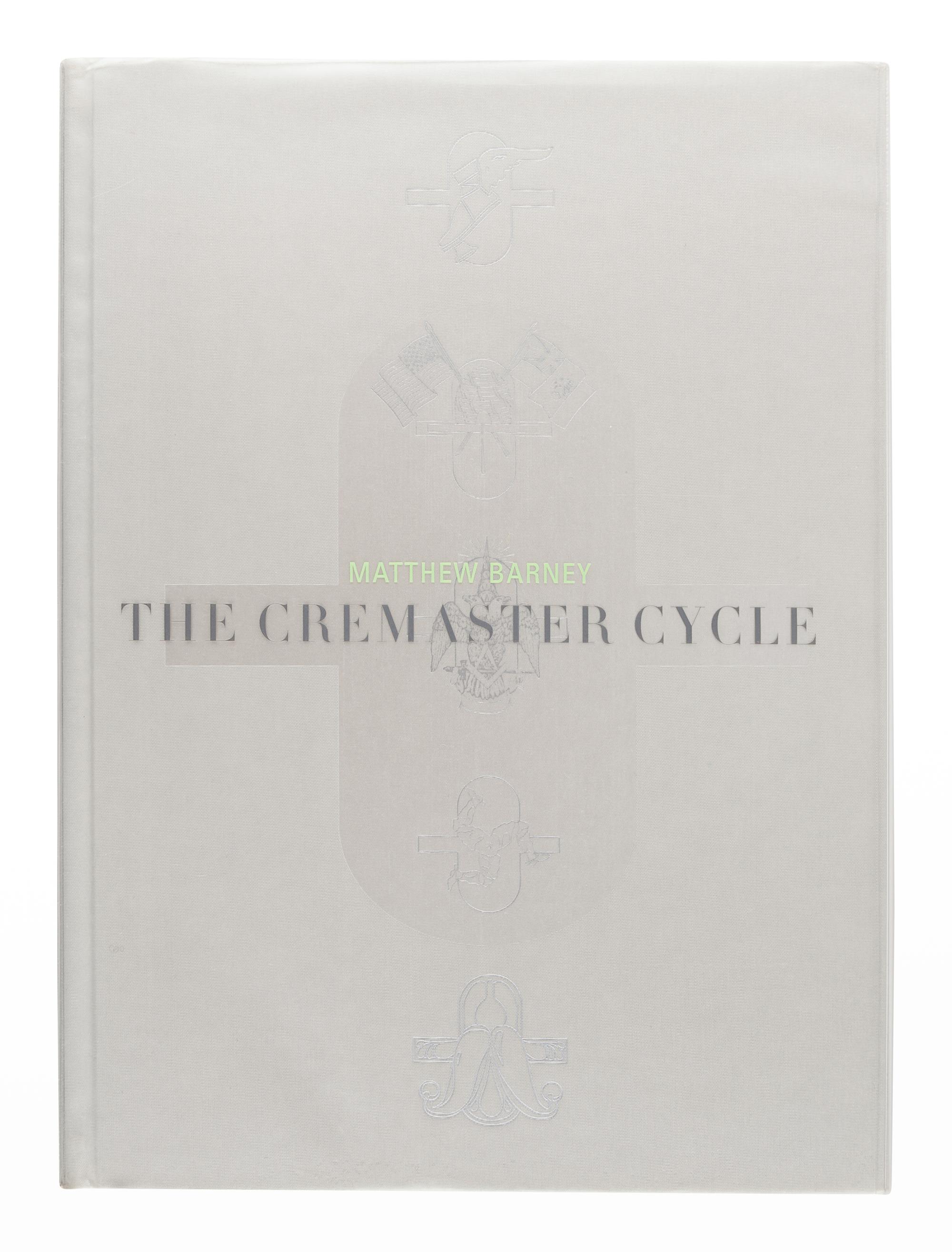 [BARNEY, Matthew (1967)]. SPECTOR, Nancy. Matthew Barney: The Cremaster Cycle. New York: Guggenheim Museum Publication, 2004.