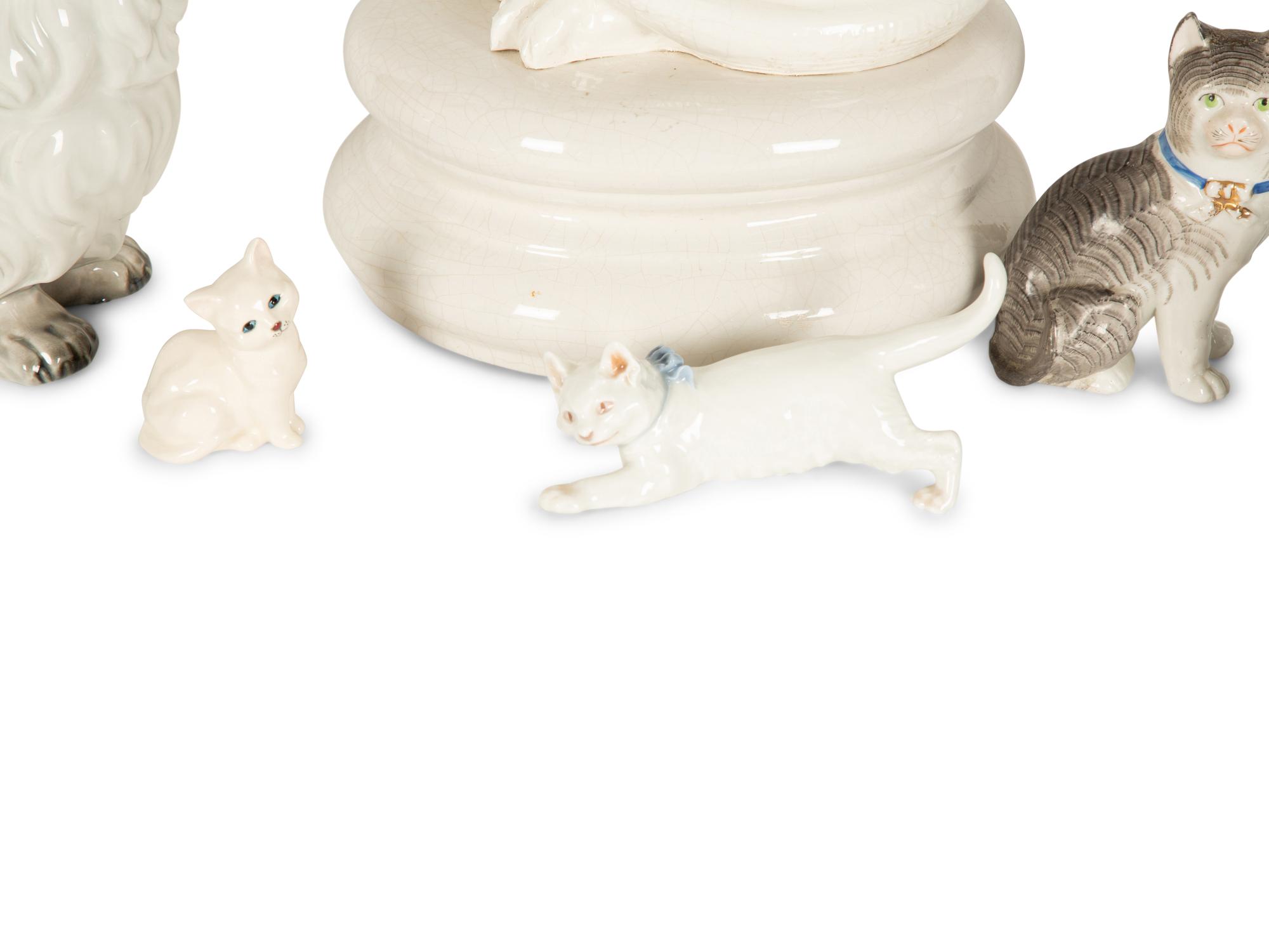 A Collection of Cat Figures