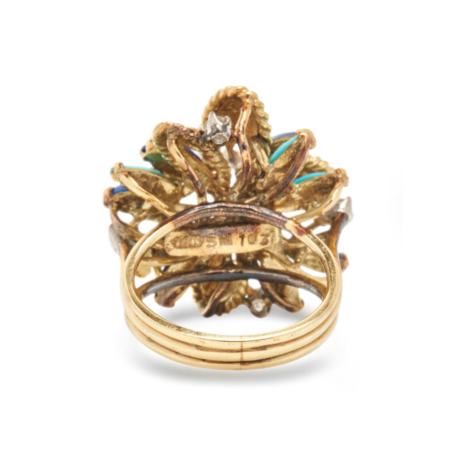 COLLECTION OF YELLOW GOLD AND GEMSTONE RINGS