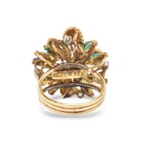 COLLECTION OF YELLOW GOLD AND GEMSTONE RINGS