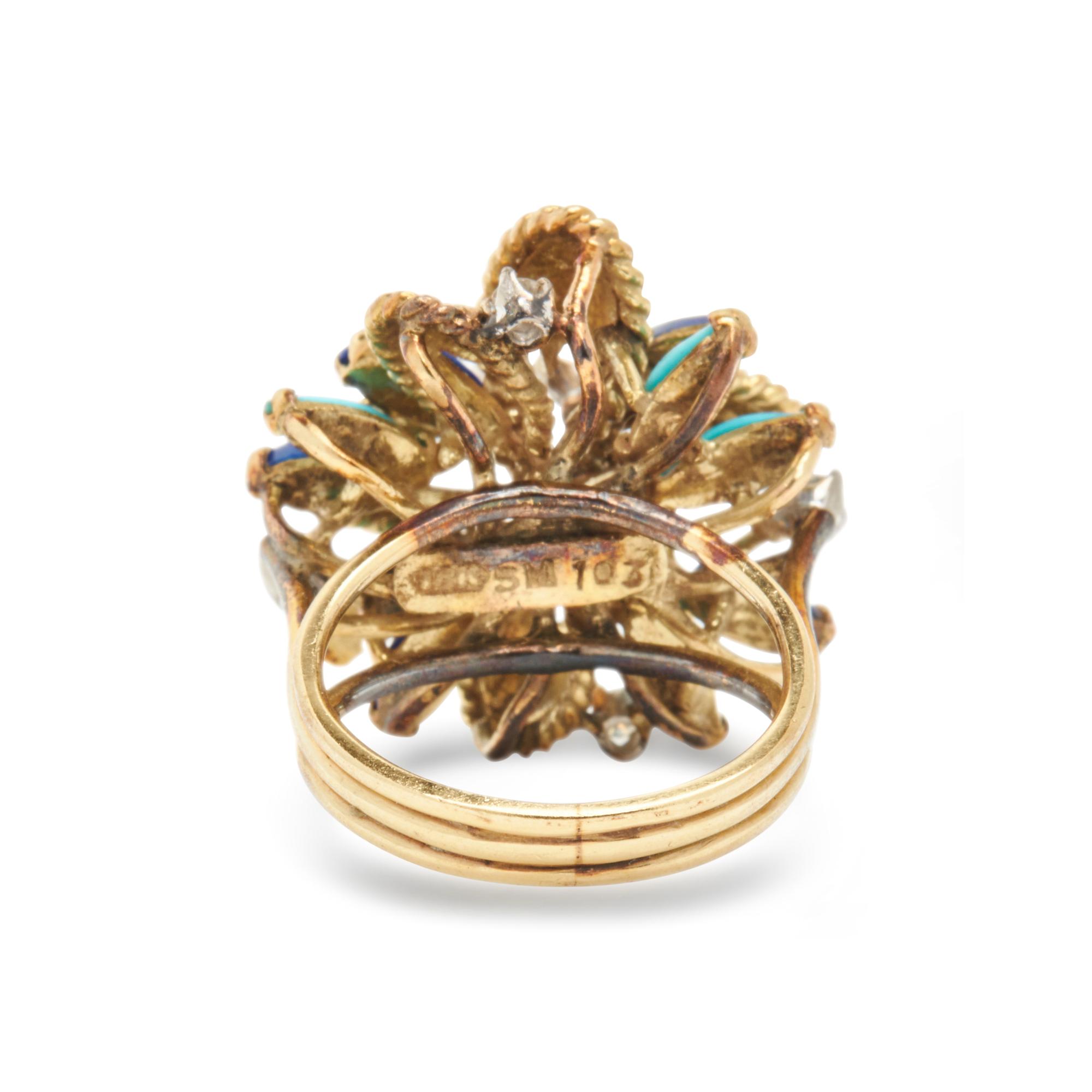COLLECTION OF YELLOW GOLD AND GEMSTONE RINGS