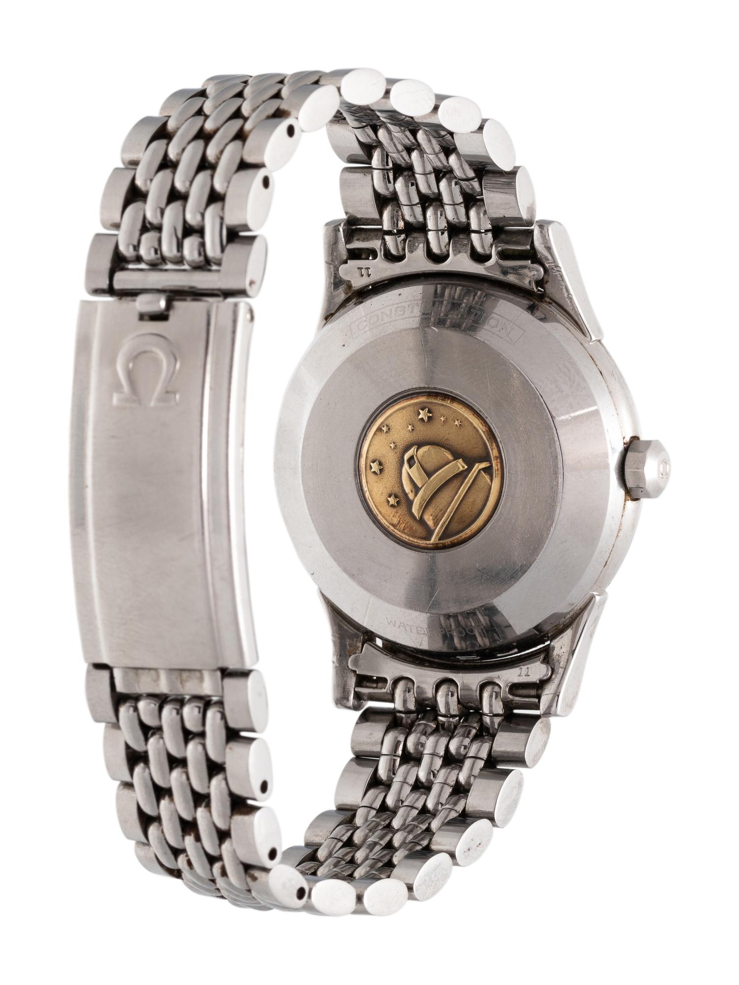 OMEGA, STAINLESS STEEL 'CONSTELLATION' WRISTWATCH