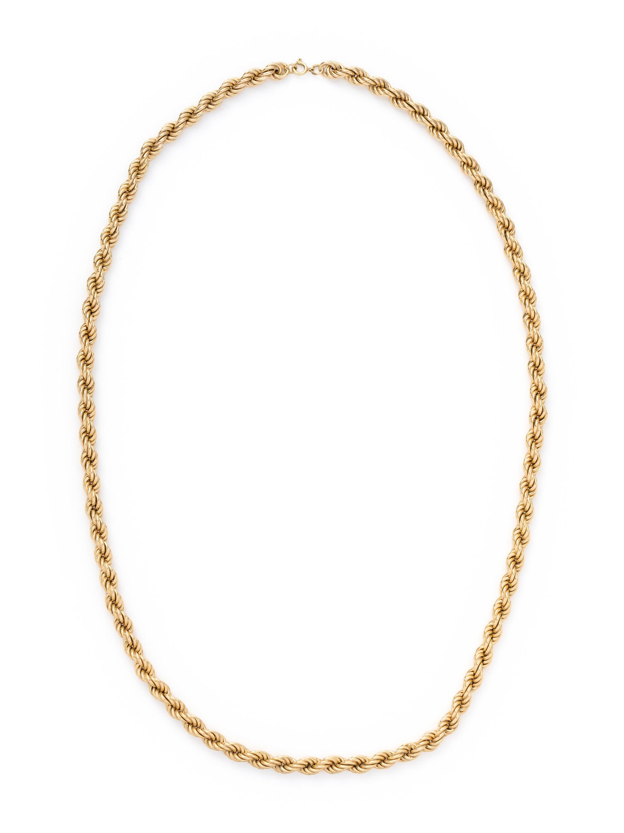 YELLOW GOLD NECKLACE