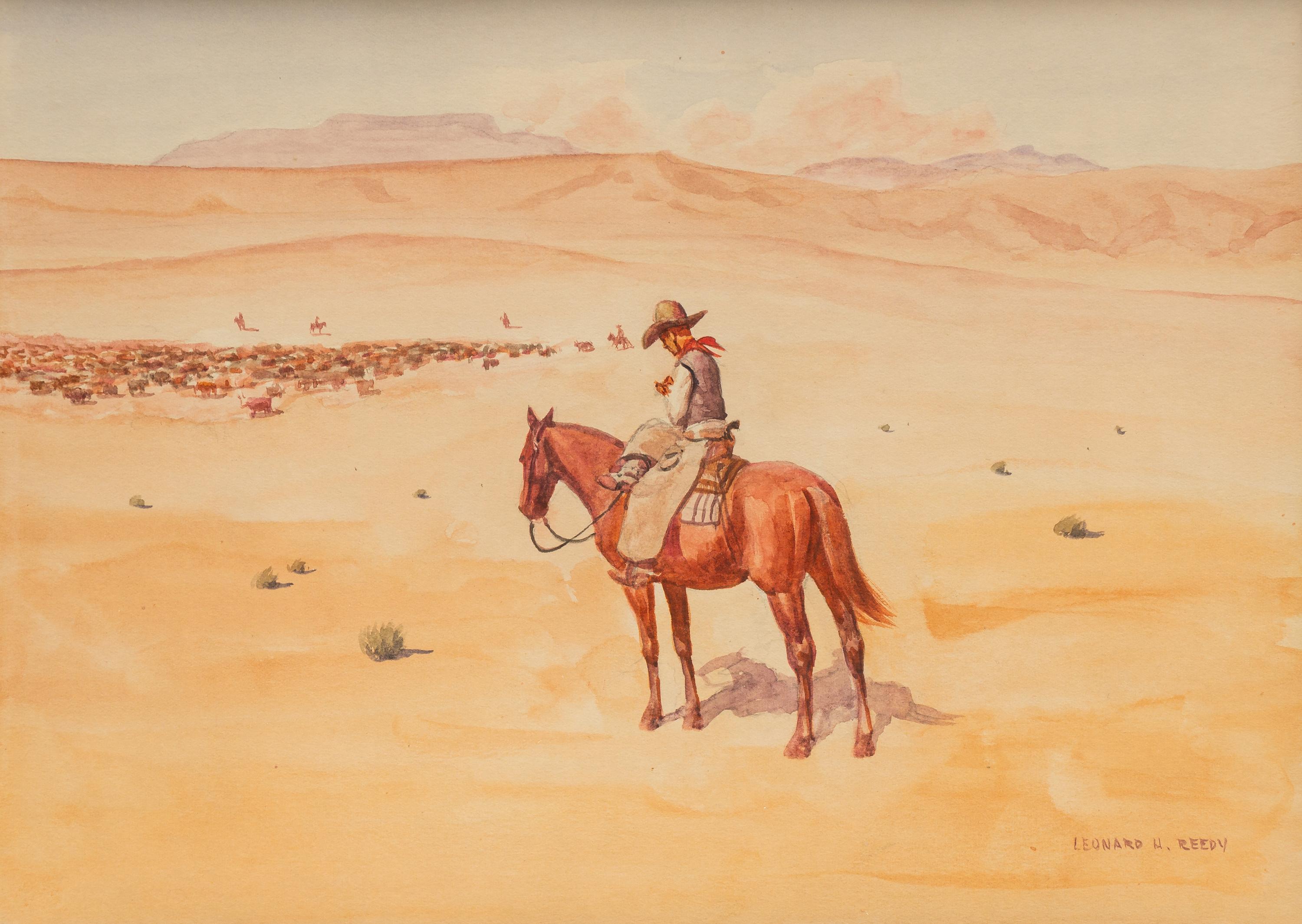Two Works: Arrest of the Outlaw and At the Roundup