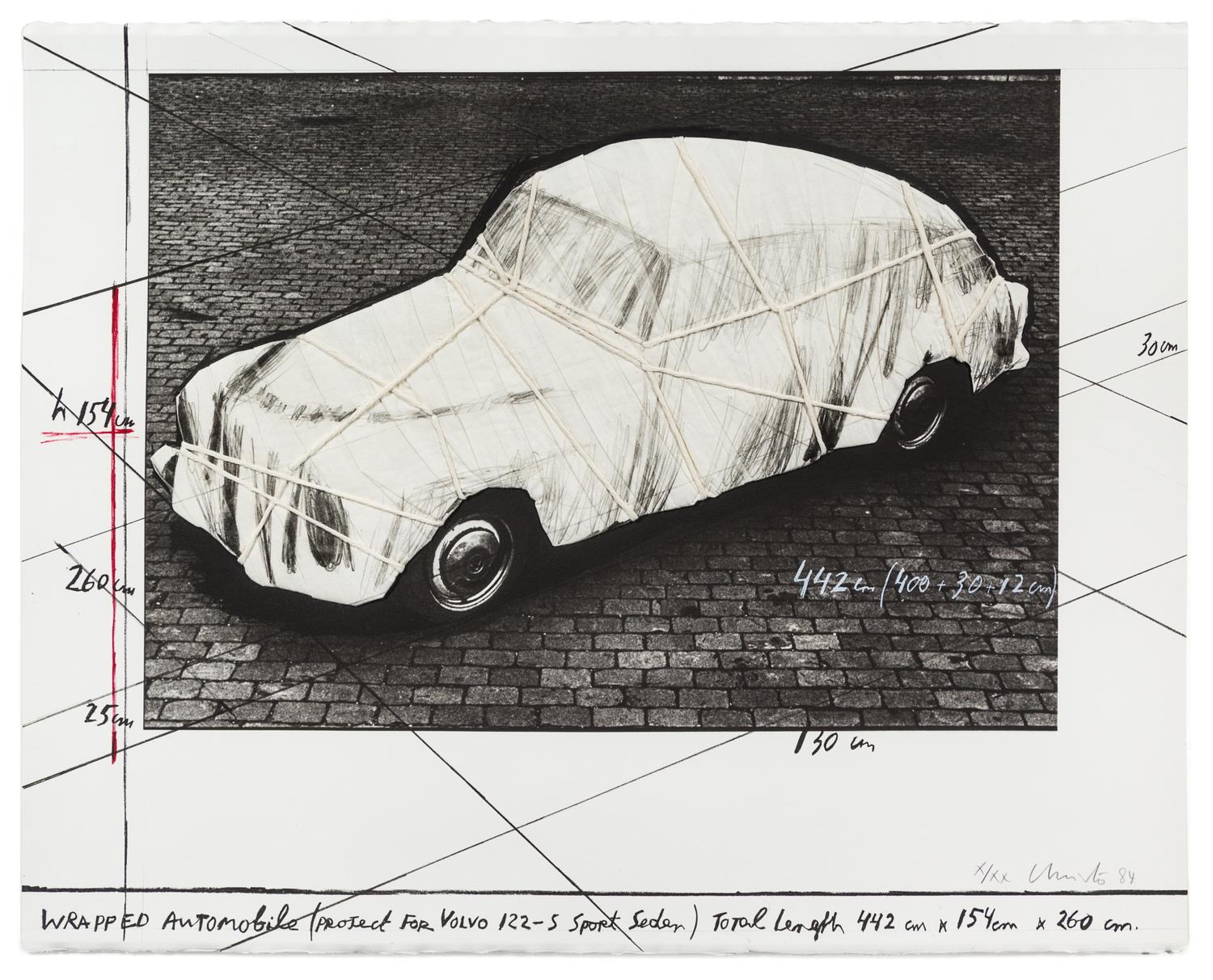 Christo and Jeanne-Claude, (Bulgarian/American, b. 1935), Wrapped Automobile, 1984