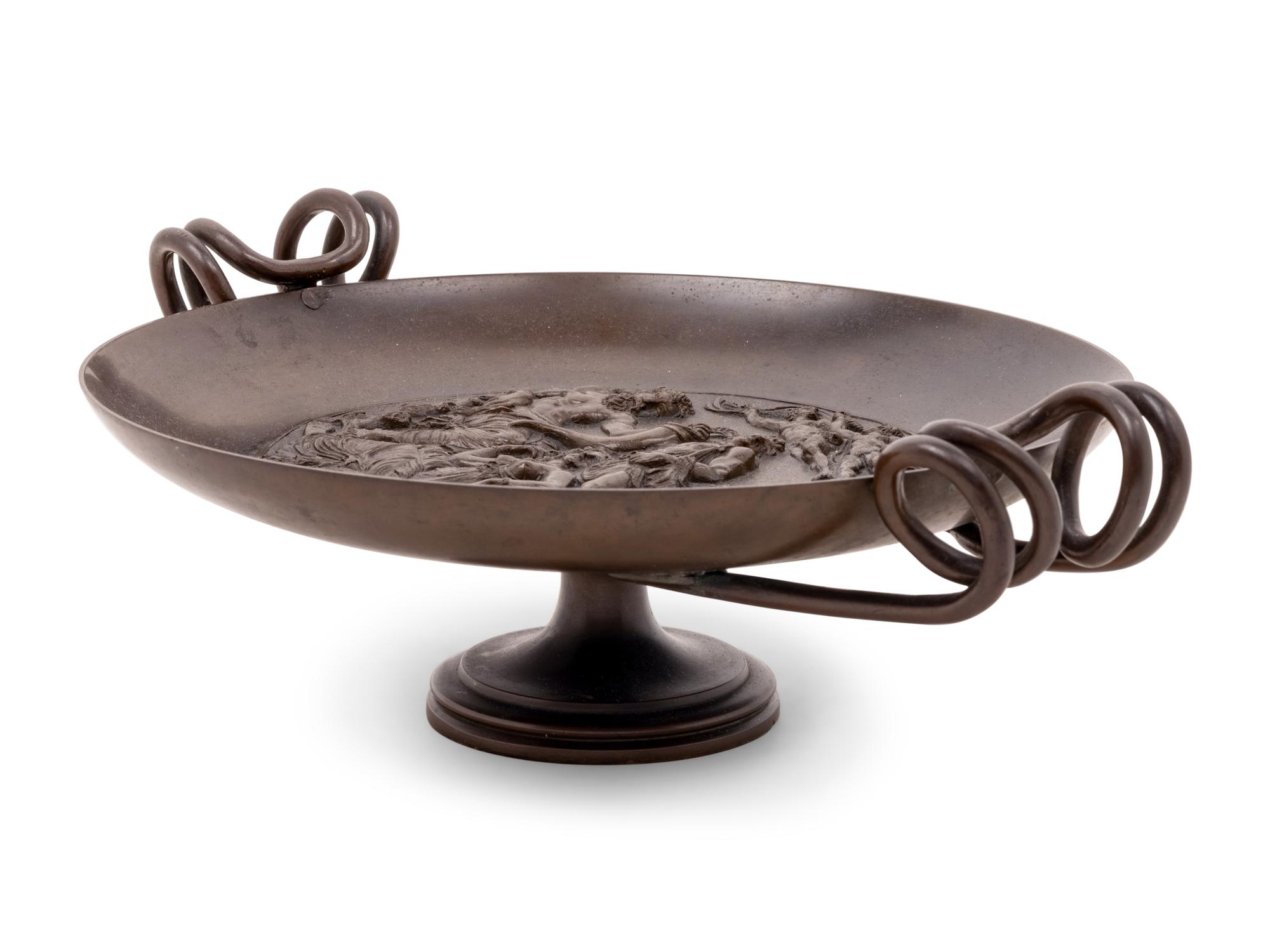 A French Grand Tour Bronze Tazza