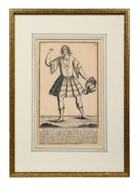 A Set of Eight Continental Costume Engravings by Johann Christoph Dehne (fl. 18th Century)