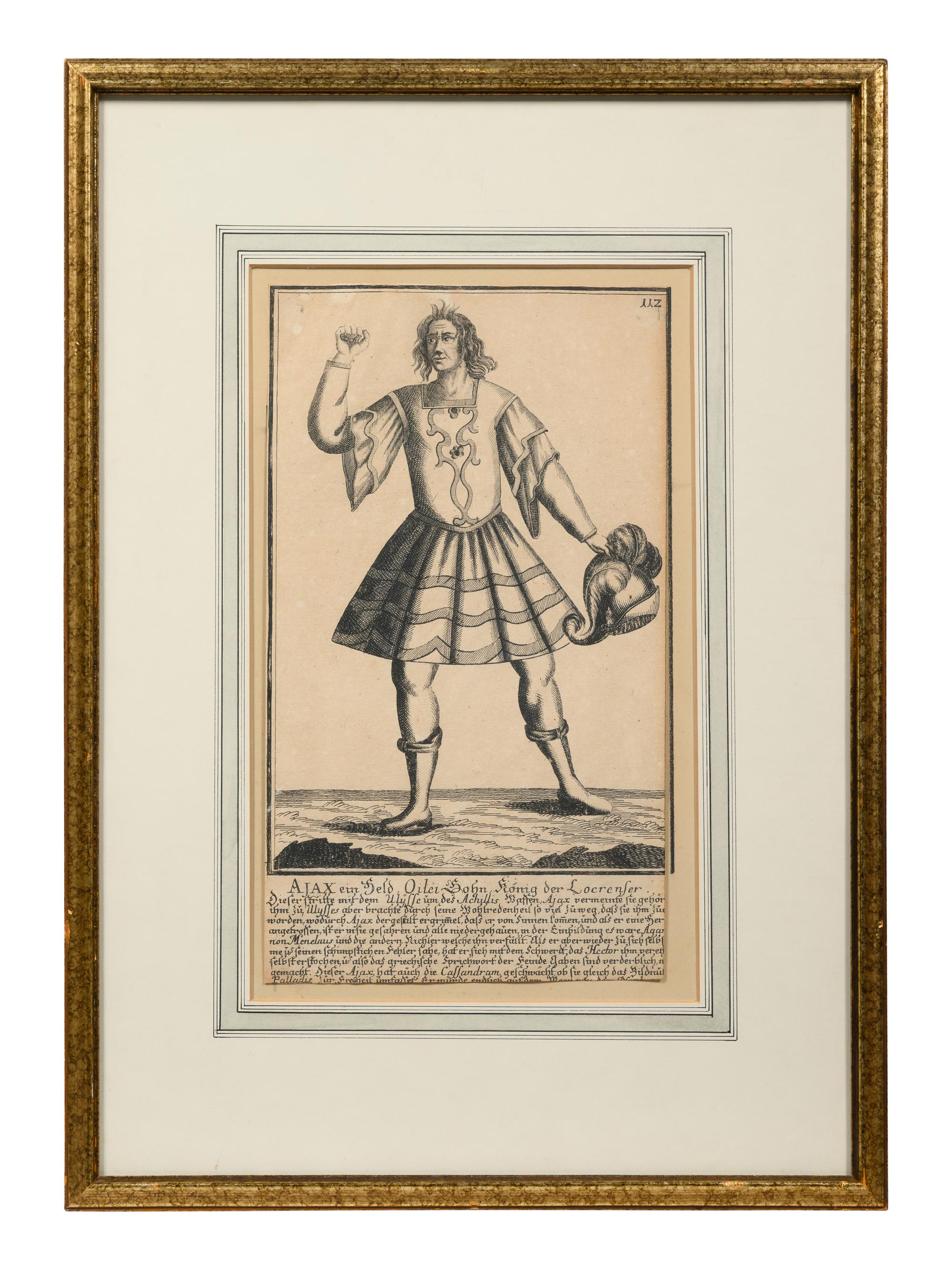 A Set of Eight Continental Costume Engravings by Johann Christoph Dehne (fl. 18th Century)