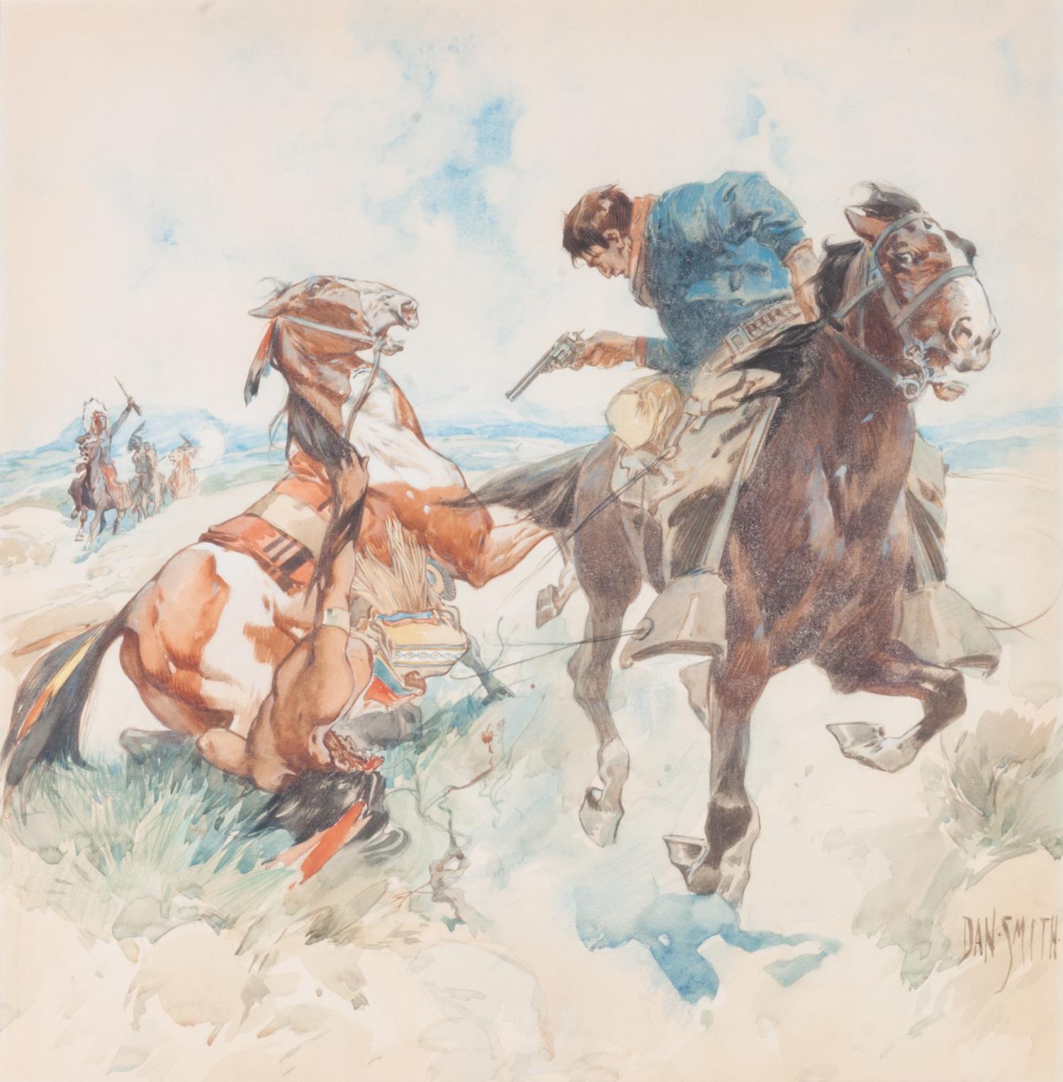 Dan Smith Larger 19 x 18 1/2 inches — (American, 1865-1934)