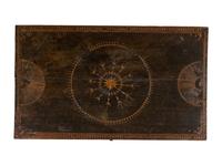 A Folk Art Marquetry Side Table