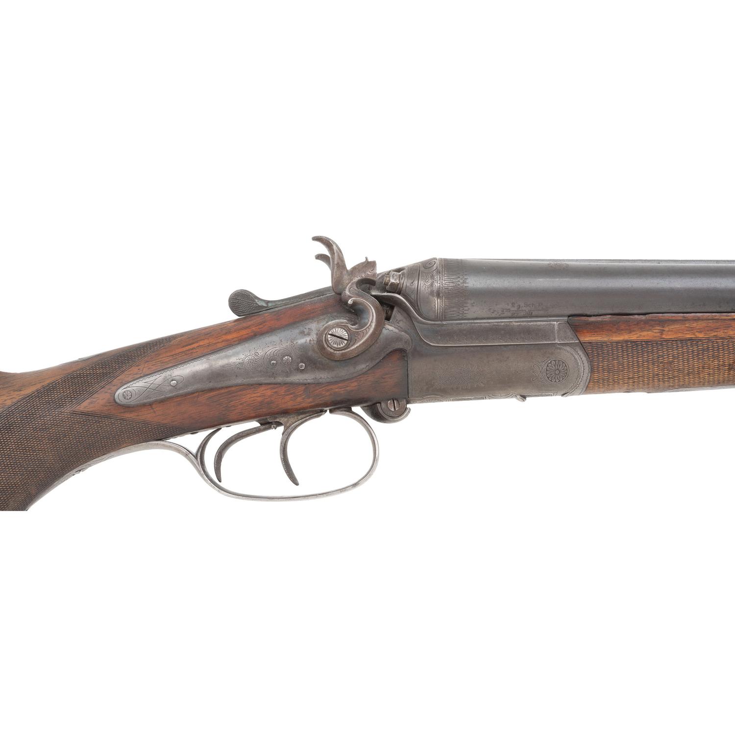 **E Beyer Celle Side Lever Drilling Rifle