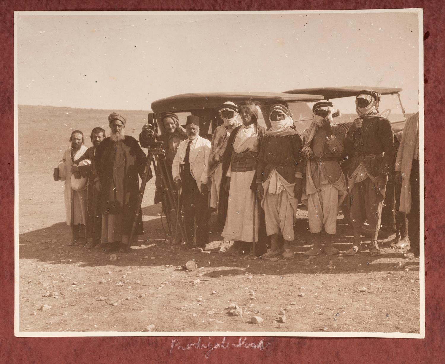 [EARLY PHOTOGRAPHY]. TEMPLE, C. Warren, photographer. Album containing photographs of the Holy Land. [Ca early 20th century].