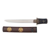 Attractive Japanese Tanto with Tokugawa Mon Saya and Rat Menukis