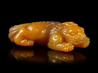 A Soapstone Figure of a Qilin