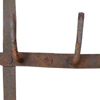 A Wrought Iron Bottle Rack 35" W x 35" D x 73" H — Italy, Circa 1920