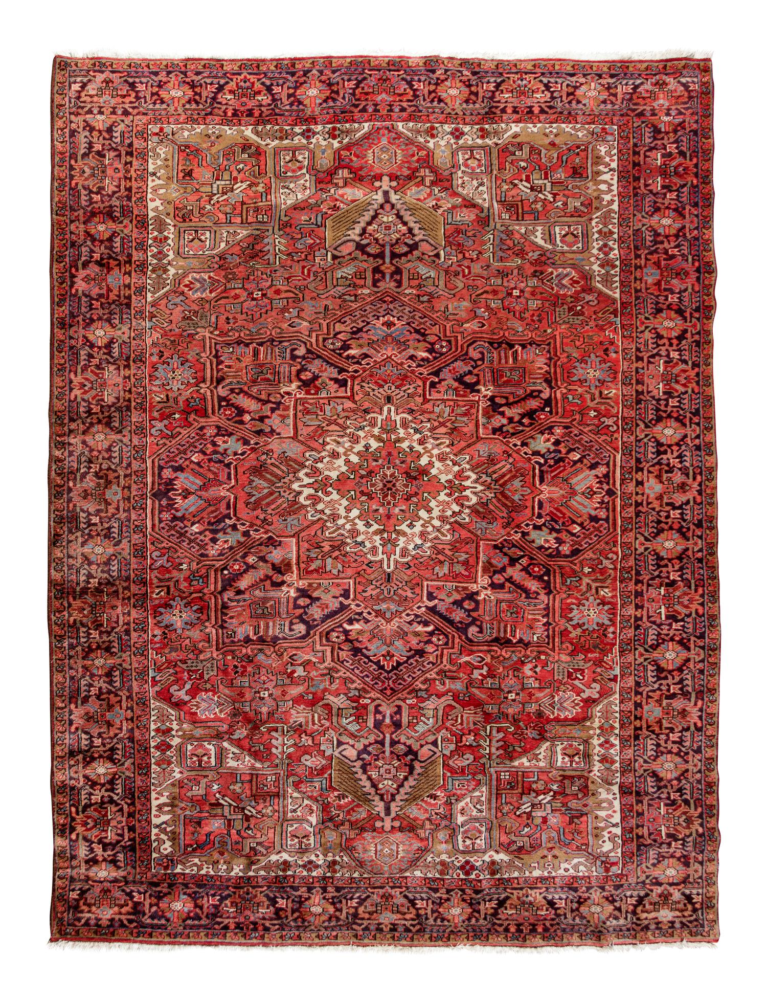 A Heriz Wool Rug
