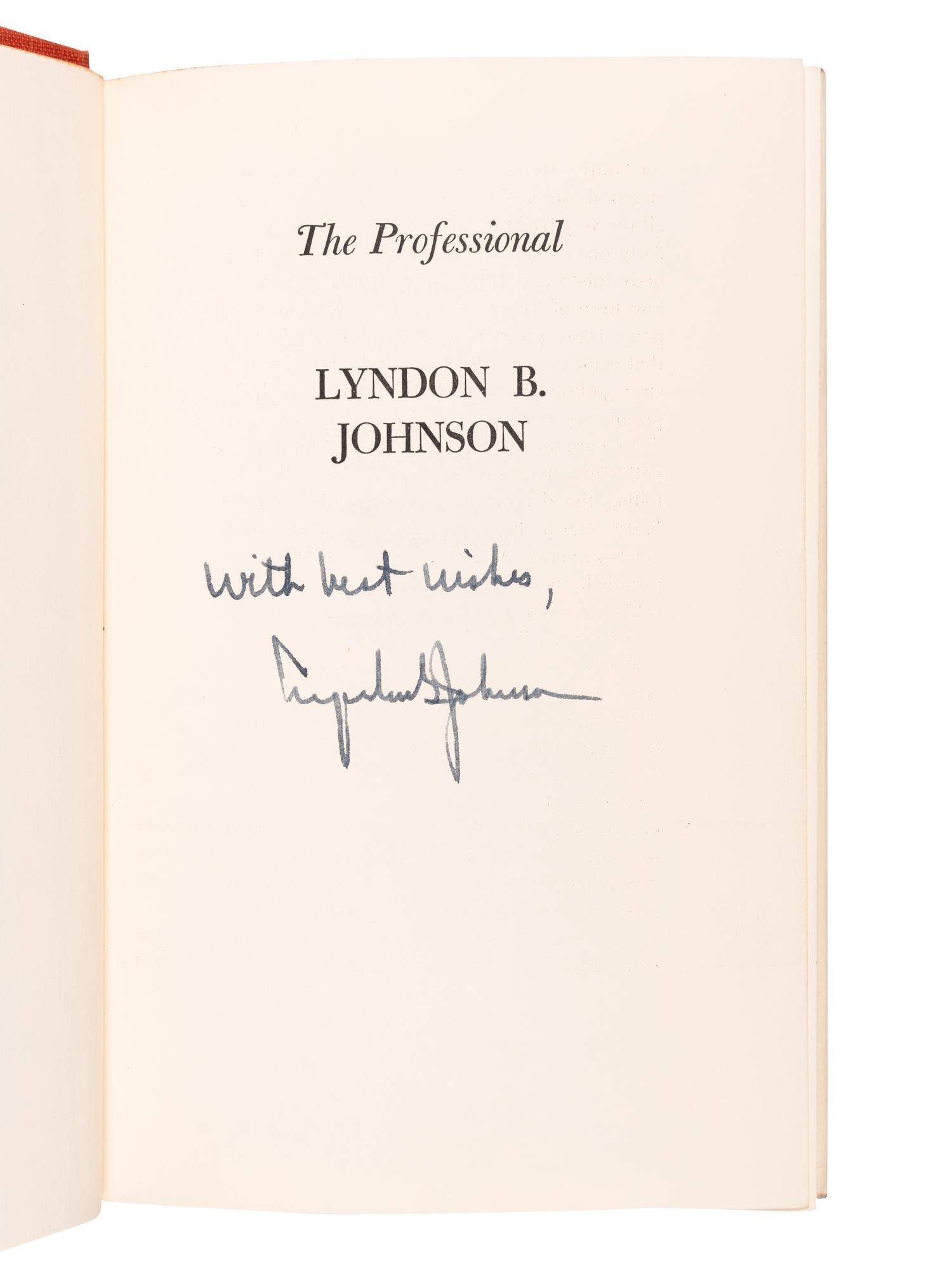 [U.S. PRESIDENTS -- SIGNED]. A group of 5 signed works by 20th century presidents, comprising: