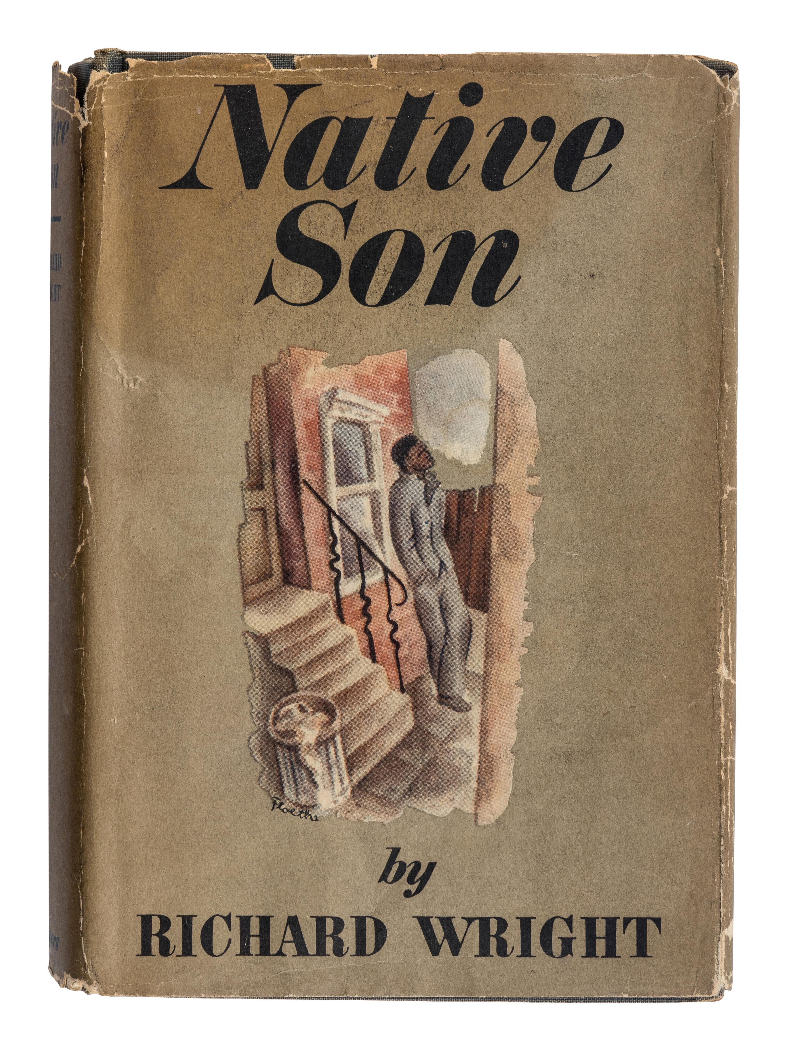 WRIGHT, Richard (1908-1960). Native Son . New York and London: Harper & Brothers, 1940.