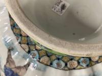 A famille verte-decorated porcelain lobed bowl probably 19th /20th Century