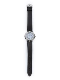 CARTIER, STAINLESS STEEL 'SANTOS DE CARTIER' WRISTWATCH