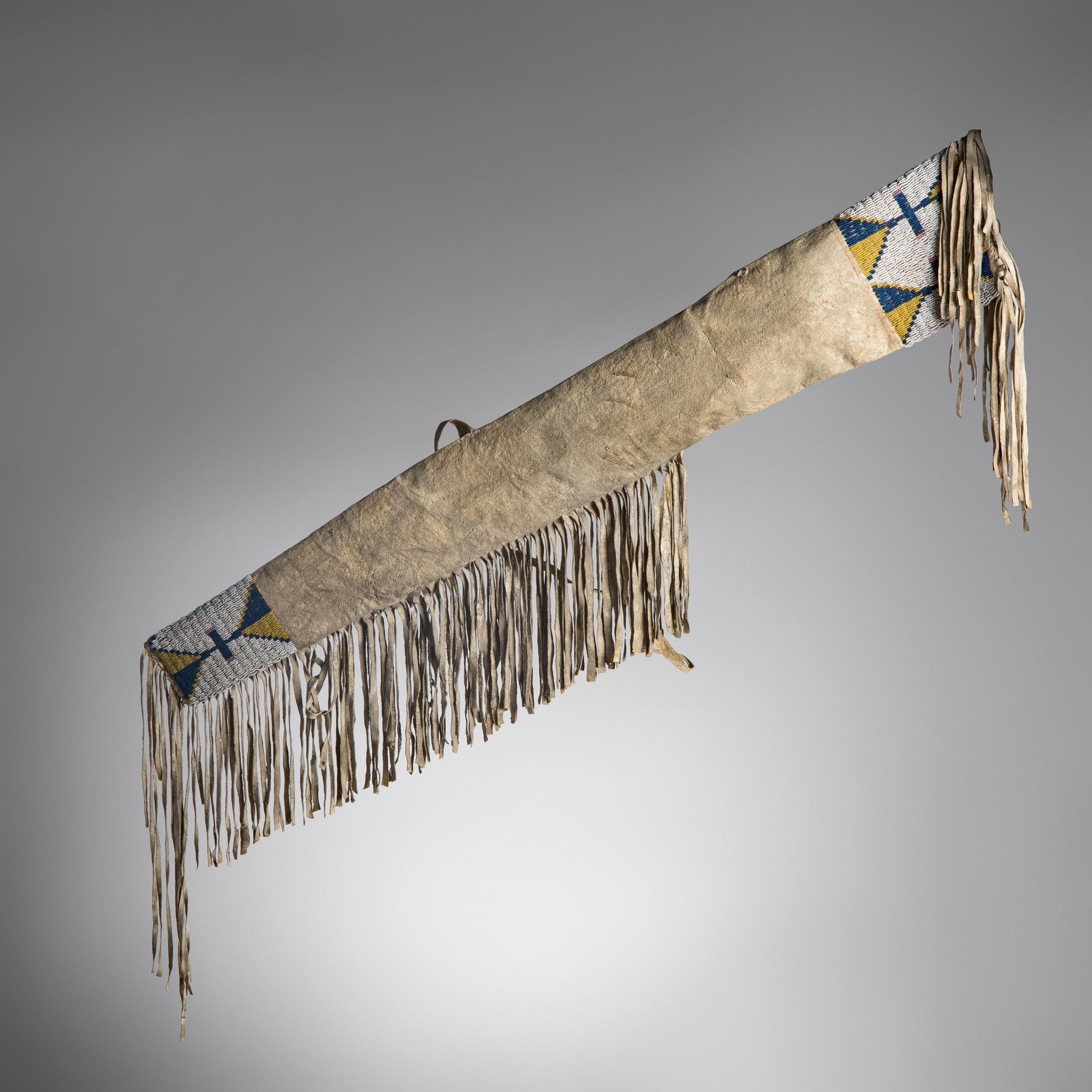 Sioux Beaded Hide Rifle Scabbard