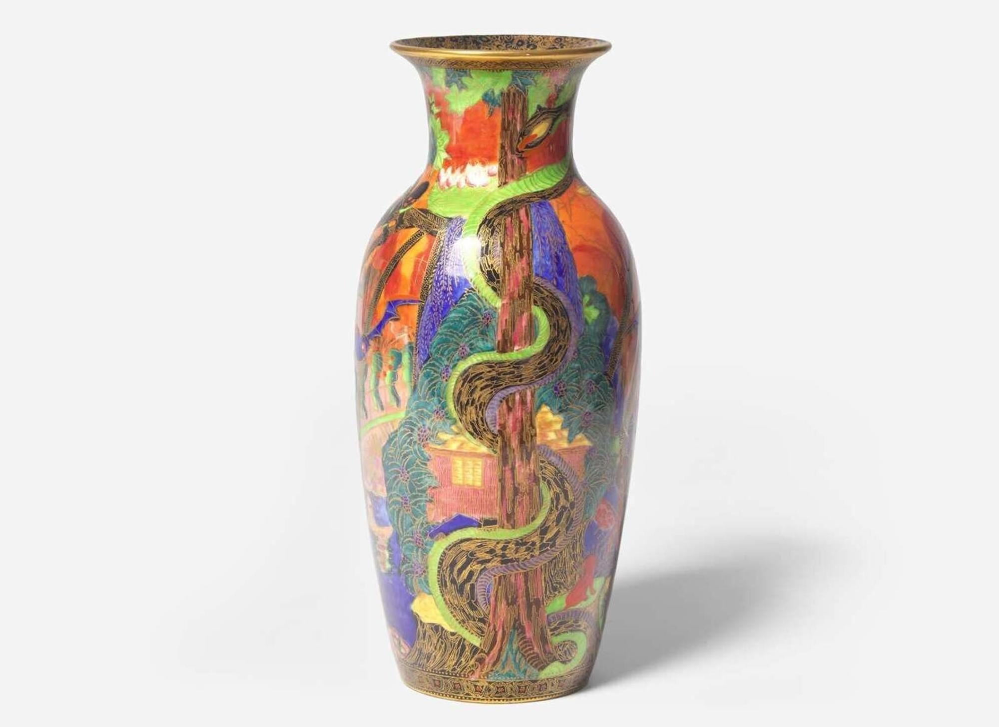 A Large Wedgwood 'Fairyland' Lustreware Vase