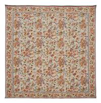 A Machine-Made Wool Floral Design Rug