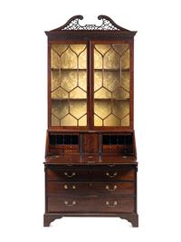 A George III Mahogany Secretary Bookcase