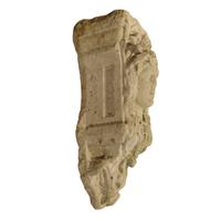 A Cast Stone Figural Corbel 17.5" w x 12" D x 27" H — France, Circa 1920