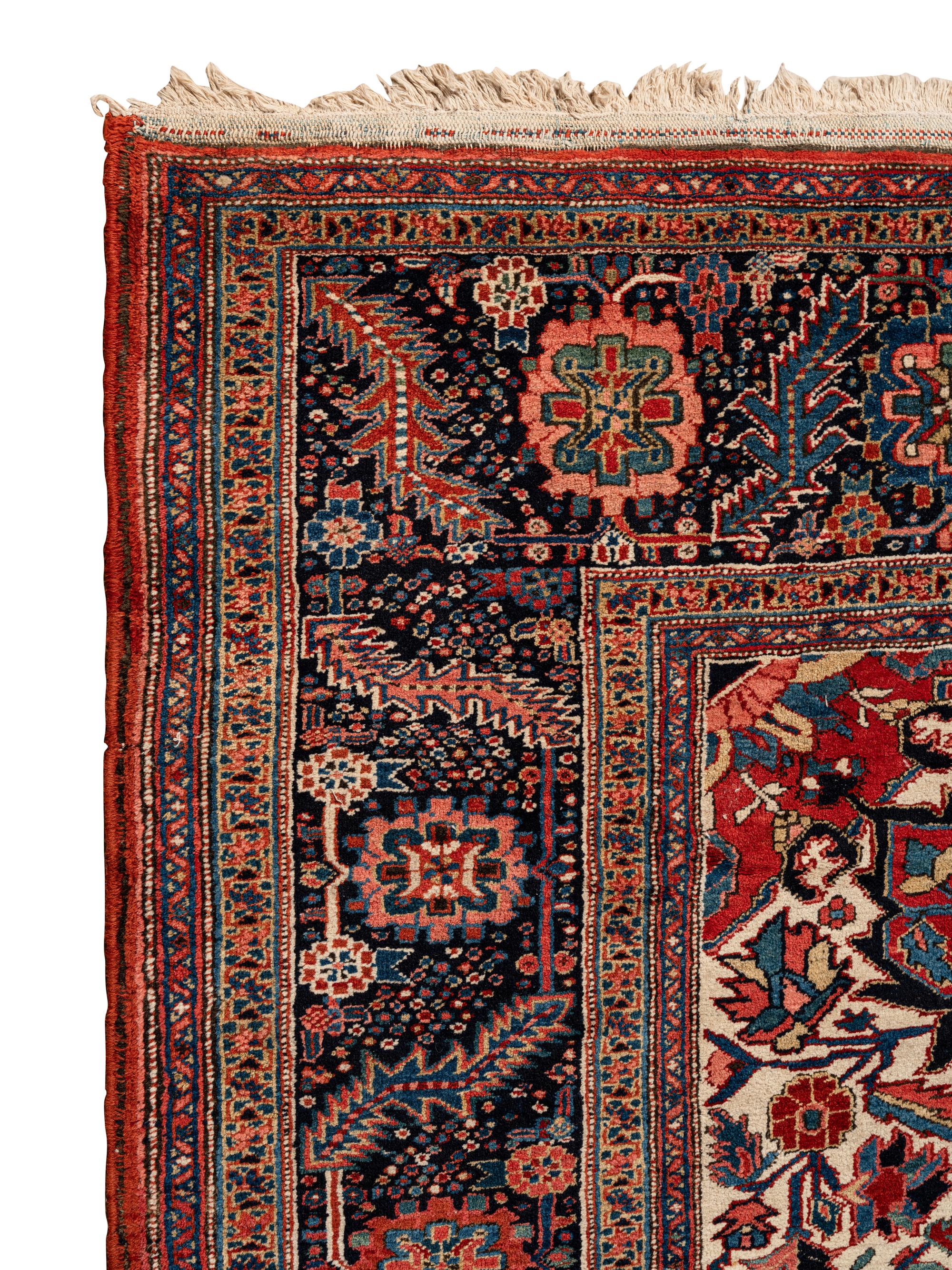 A Heriz Wool Rug