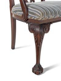 A George III Mahogany Armchair