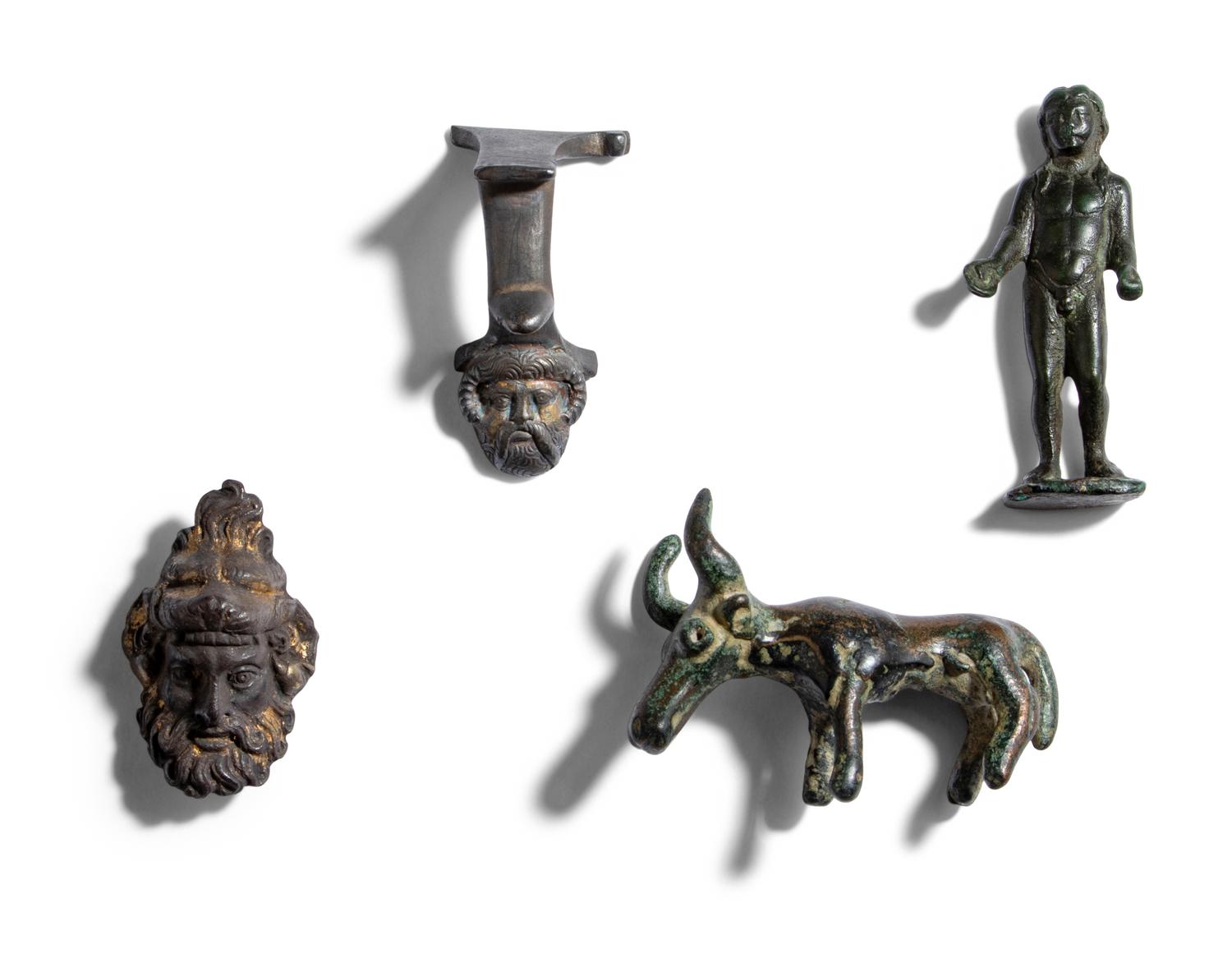 Four Greco-Roman Bronze Objects