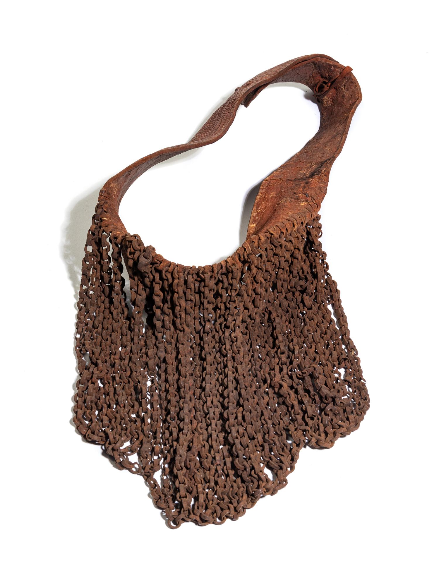 An Egyptian Leather and Iron Collar